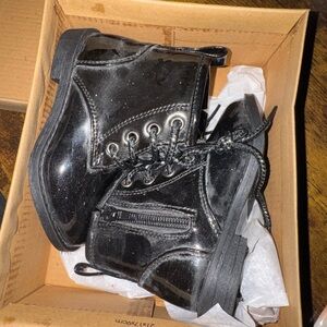 Lucky Brand Black Ankle Boots